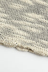 SWAYING/KNIT V-neck floating jumper SW23AW1T47 off-white